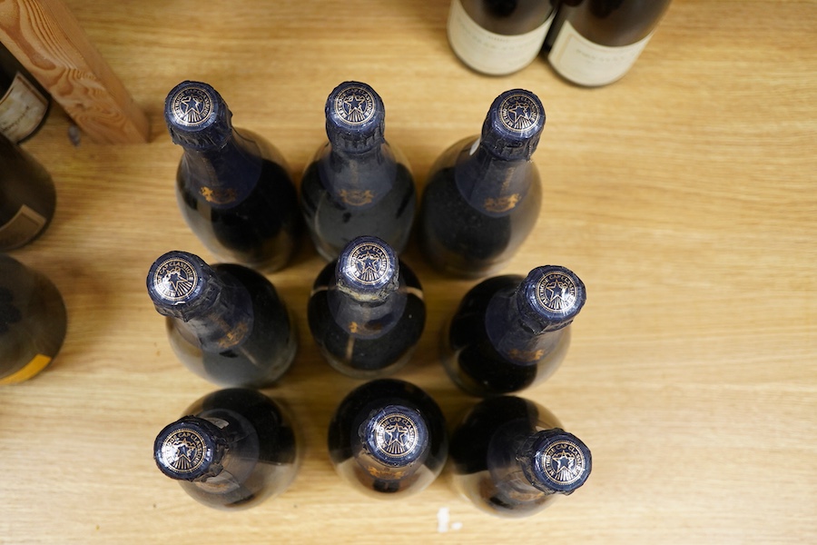 Morgenhof Brut Reserve sparkling wine, 2001, nine bottles